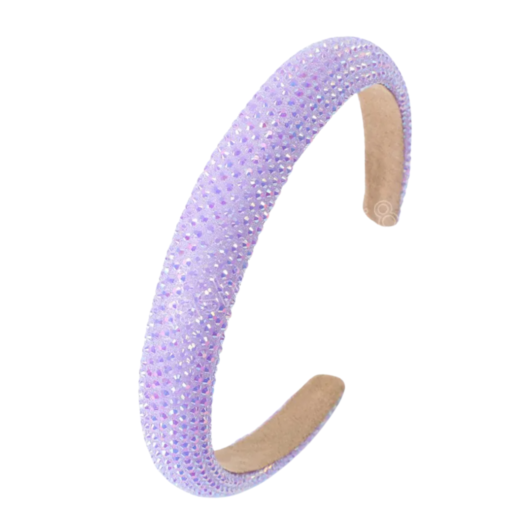 SMALL SCATTERED RHINESTONE - PURPLE