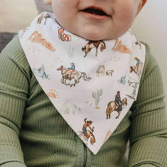 4 Pack Baby Bandana Bibs - Boone