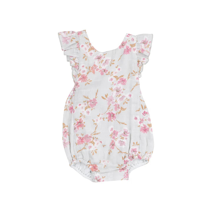 Floral Sunsuit | Pink Phlox