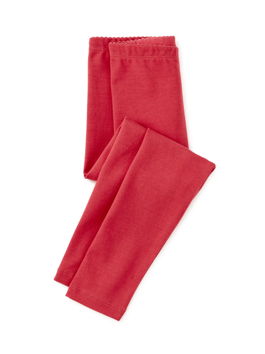Solid Leggings - Rhubarb