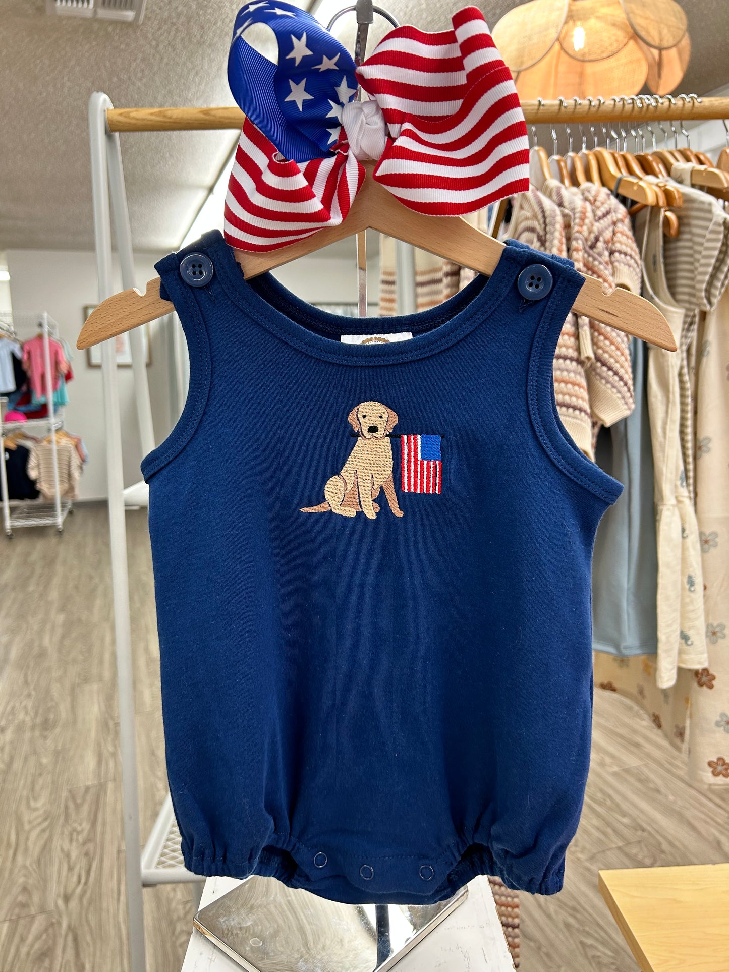 Sun Bubble | Navy Patriotic Puppy