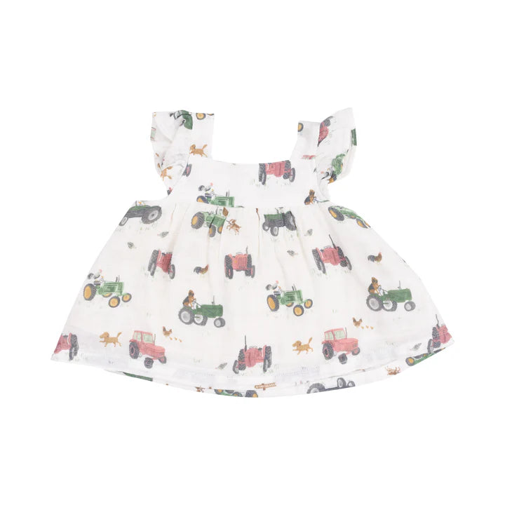 Pinafore | Pink Tractors And Friends