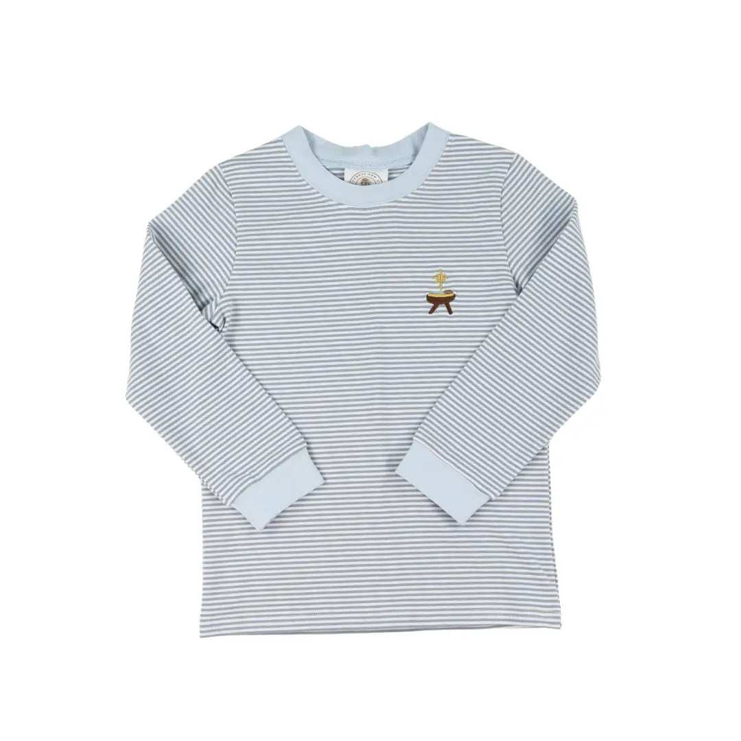 Oh Holy Night Boys Crew Cuff Longsleeve Tee