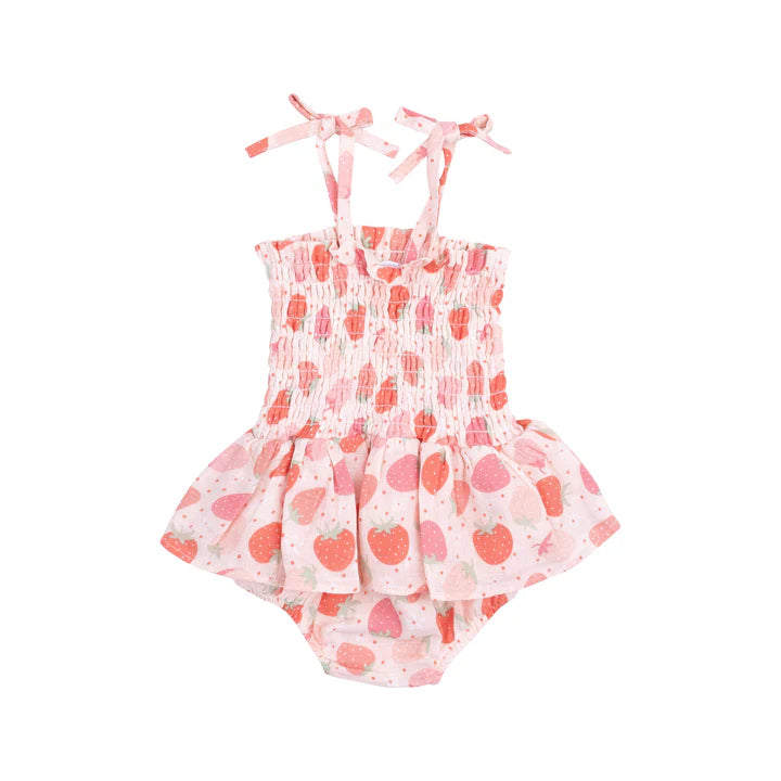 Smocked Bubble | Strawberry Bliss