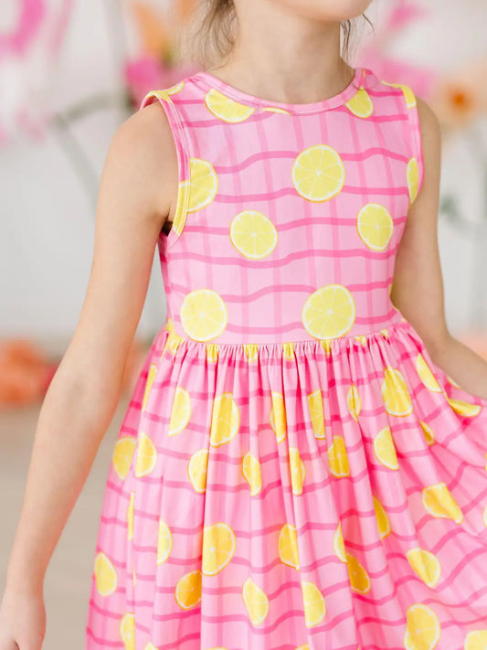 Pink Lemonade Tank Twirl Dress