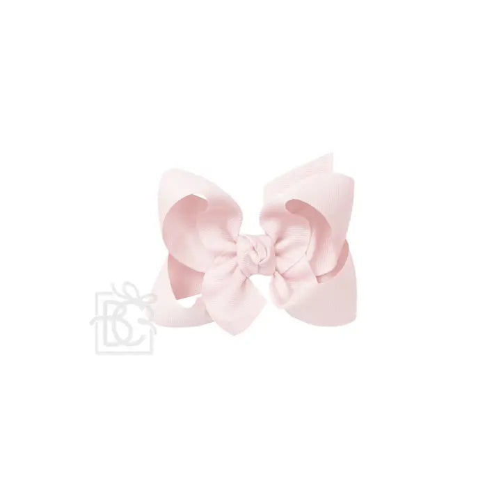 Bow with clip | Powder Pink
