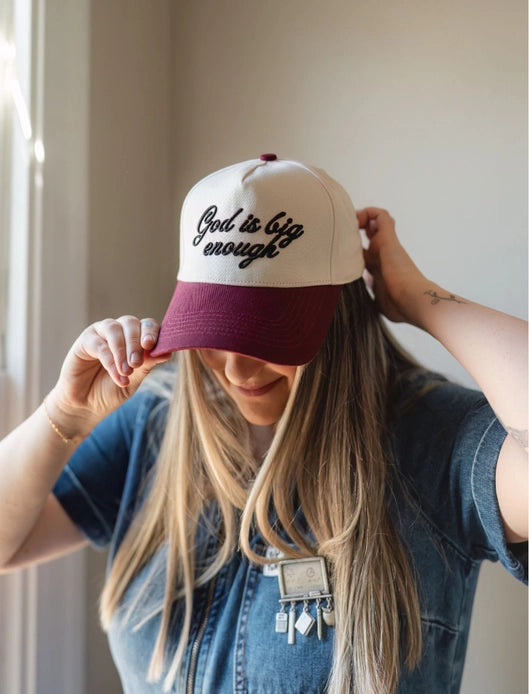 Adult Hat | God is Big Enough