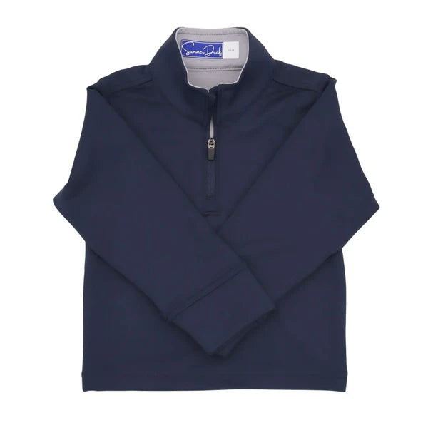 Kids Performance Quarter Zip | Navy