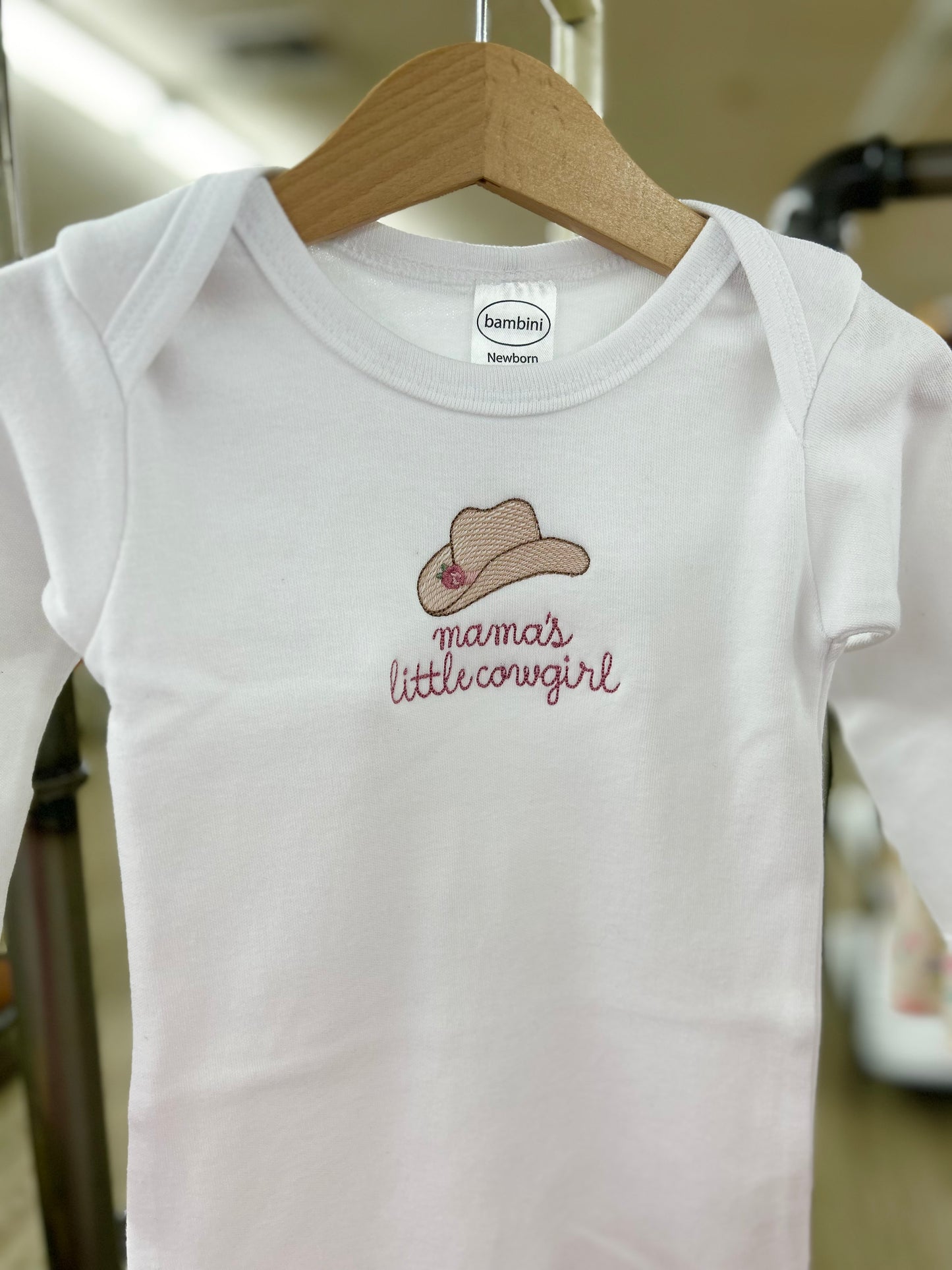 Newborn Gown | Mama's Little Cowgirl