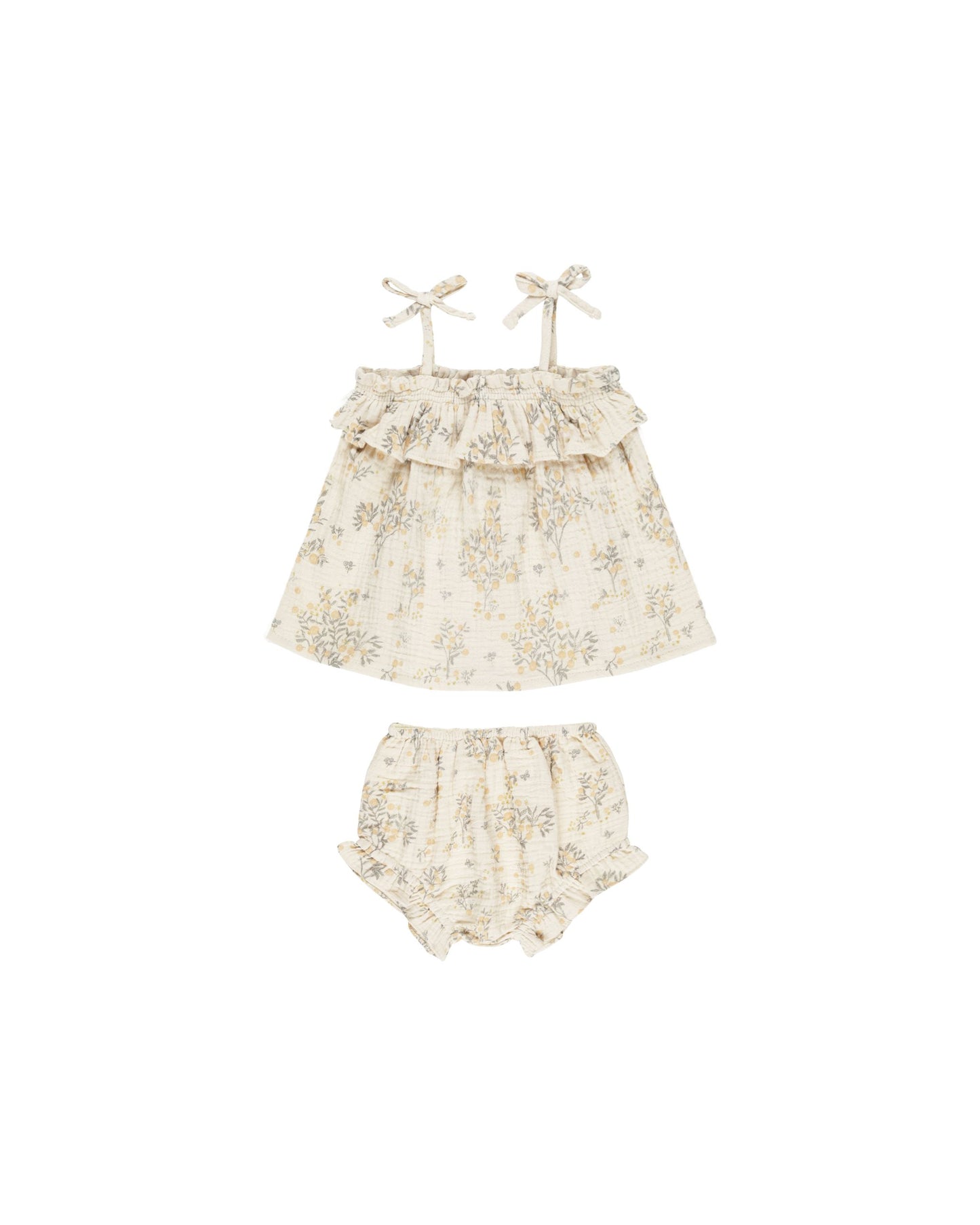 Ruffle Tube Top Set | Citrus Grove