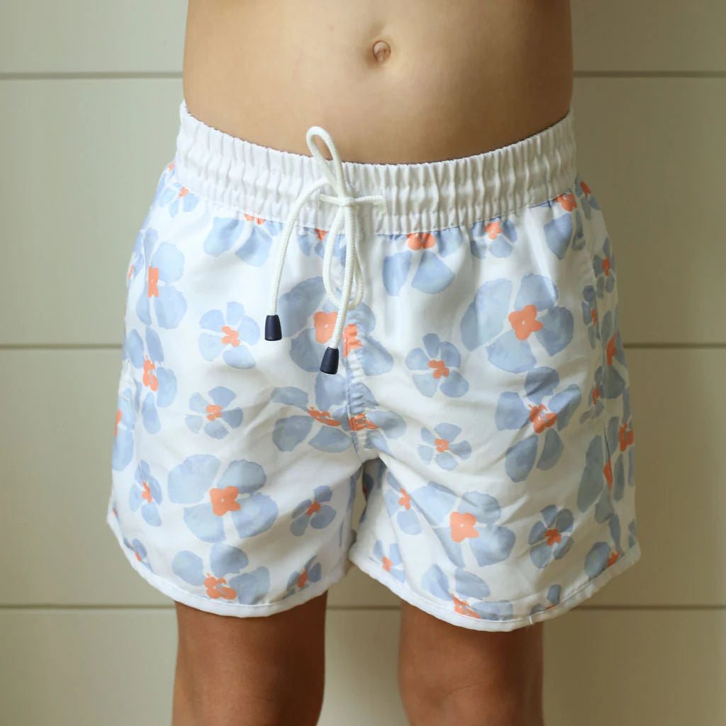 The Swim Short - Pretty Petals