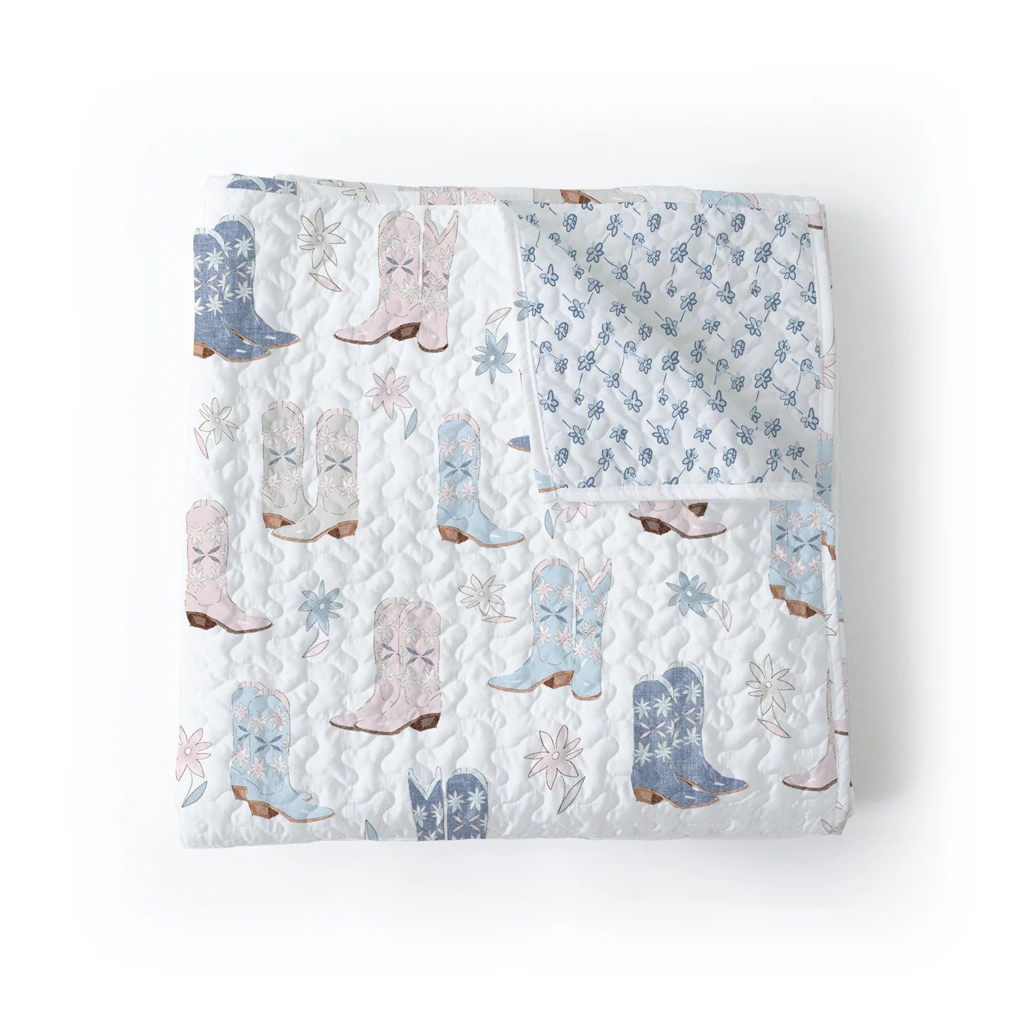 Baby Blanket | Daisy Boots Pastel