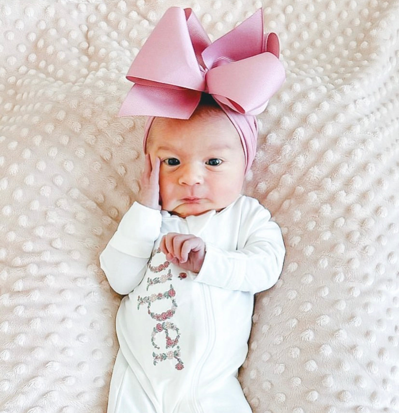 Noah Headband Bow | Mauve