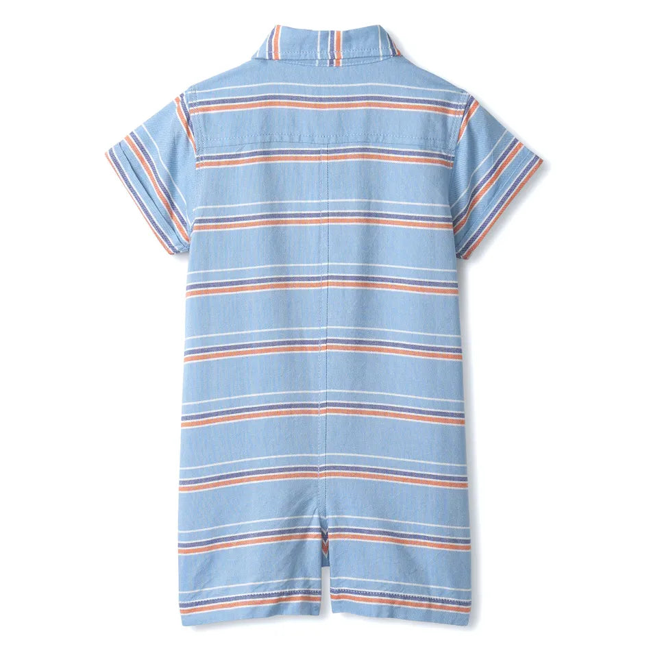 Woven Romper | Blue Summer