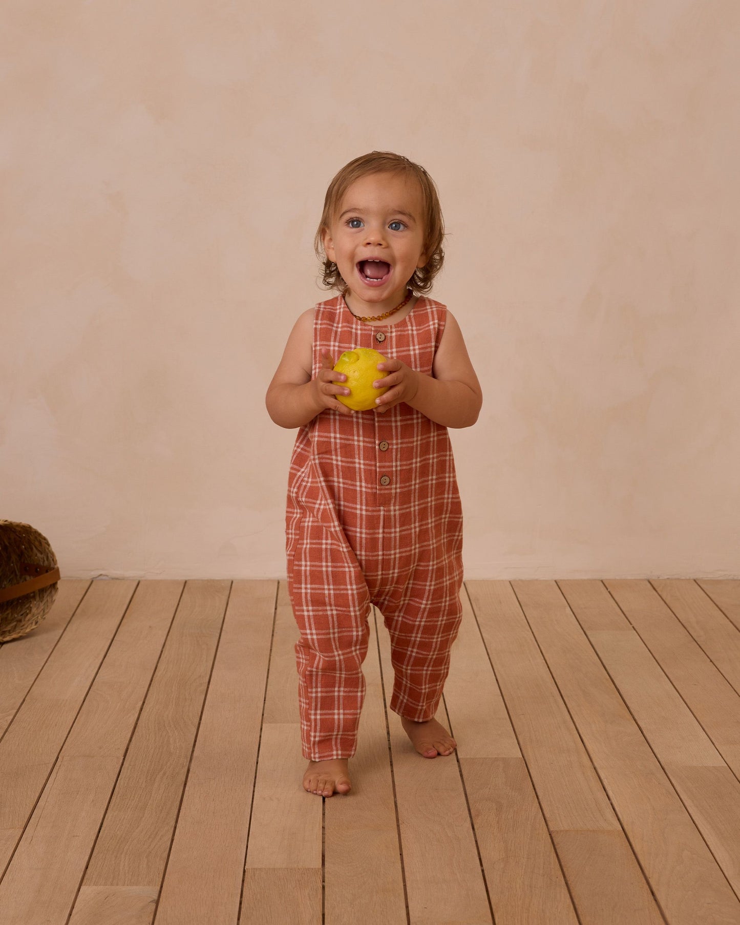 Button Jumpsuit | Poppy Check