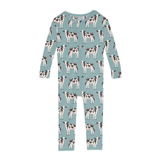 Jade Cows | Convertible Sleeper with Zipper