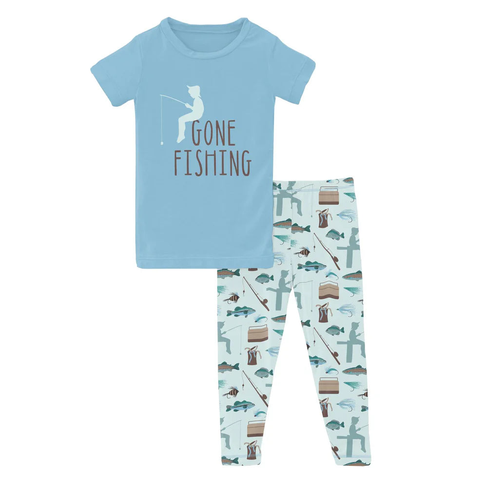 Short Sleeve Pajama Set | Fresh Air Fishing