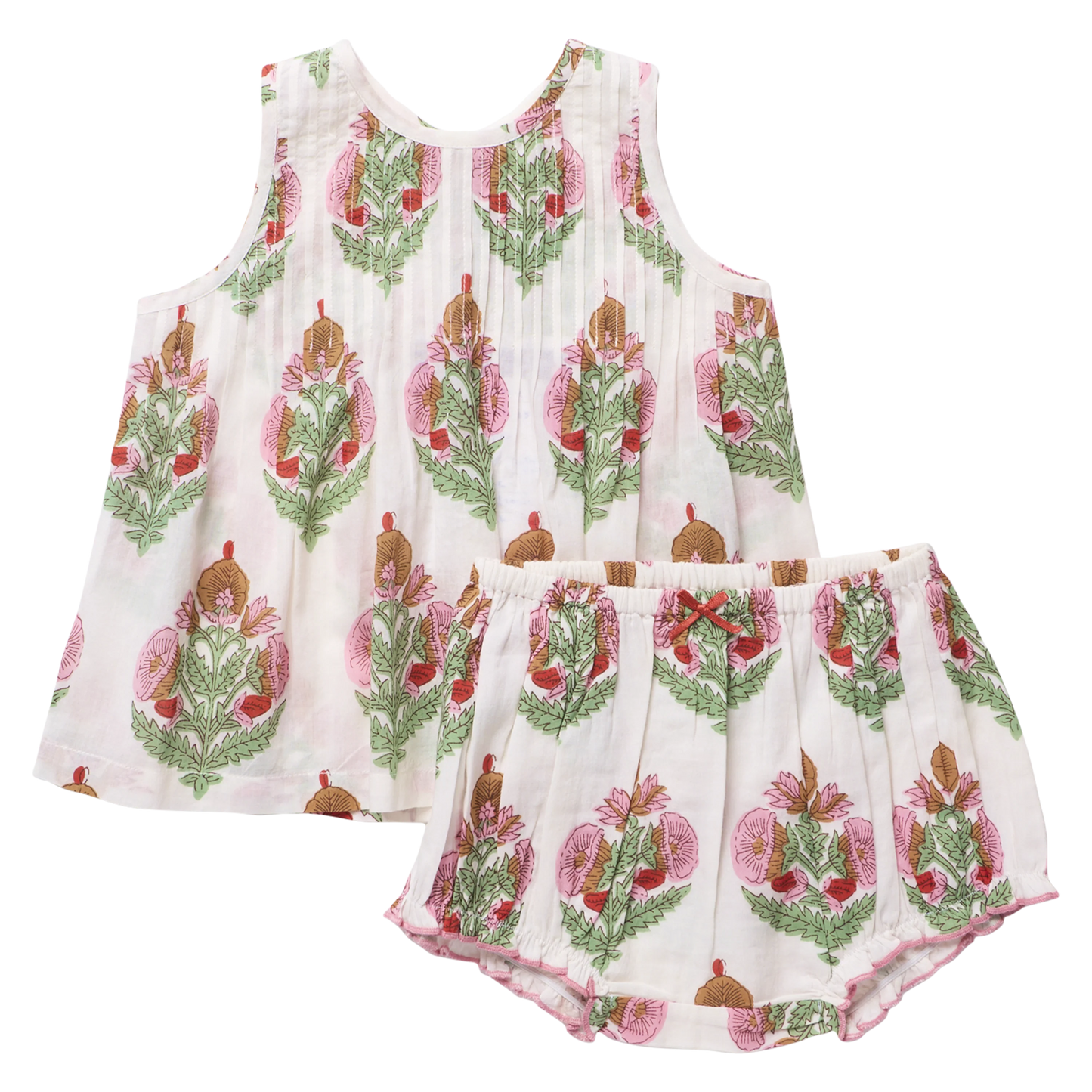 Baby Girls Jaipur 2-PC Set | Pink Bellflower