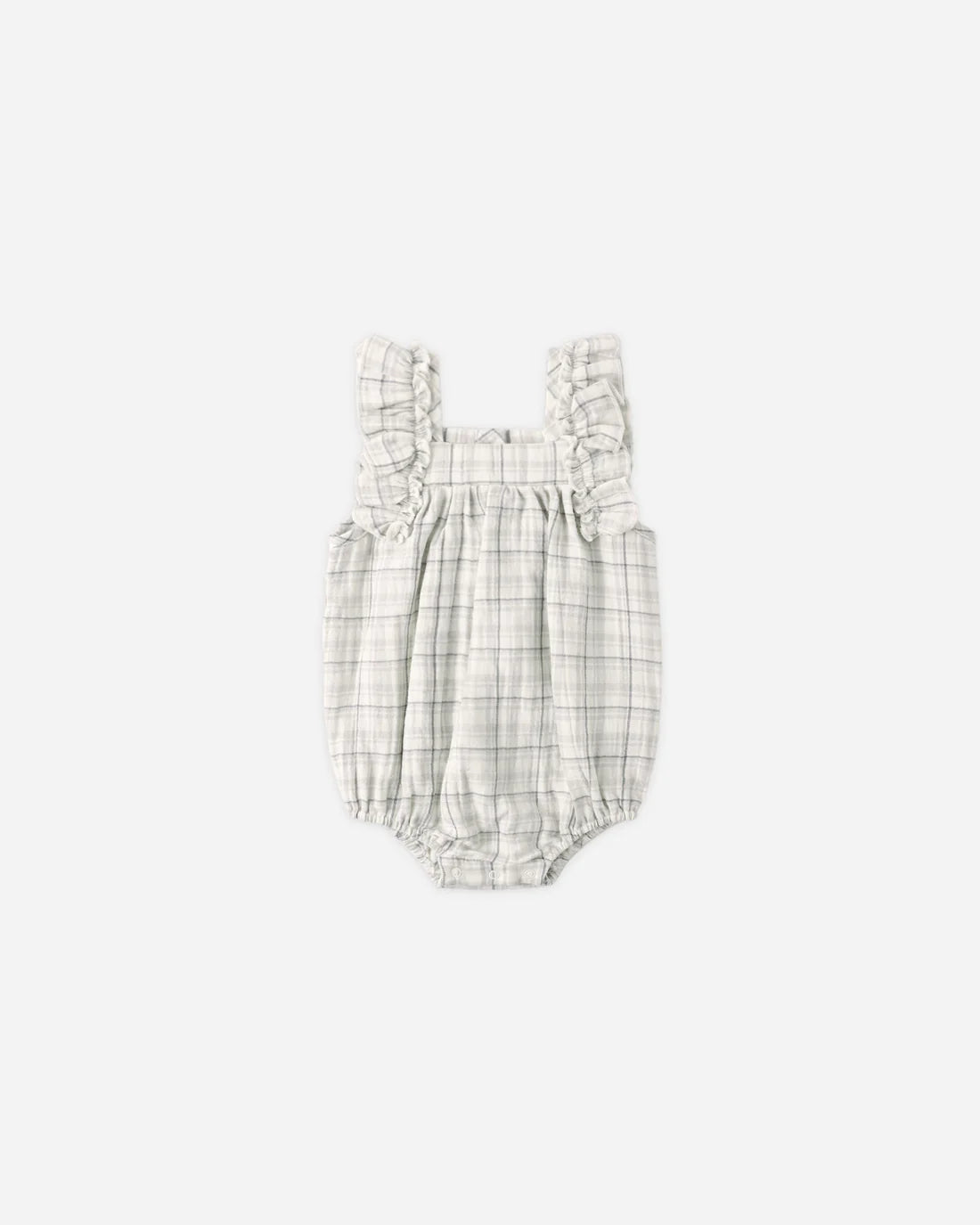 Maya Romper Blue Plaid