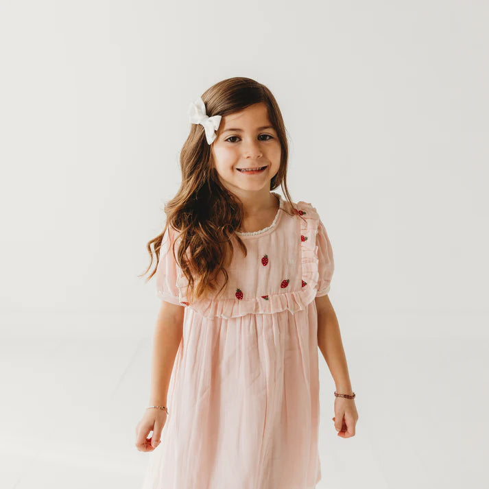 Strawberry Embroidered Dress
