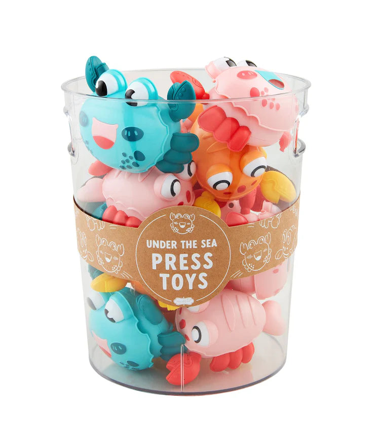 Crab and Lobster Press Toys