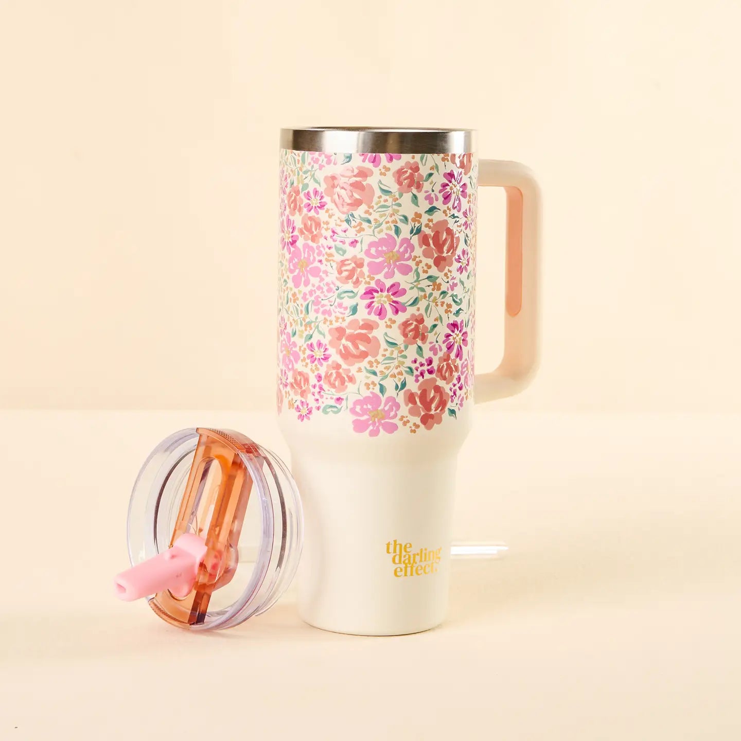40 oz Lifestyle Flip Straw Tumbler | Secret Garden Pink