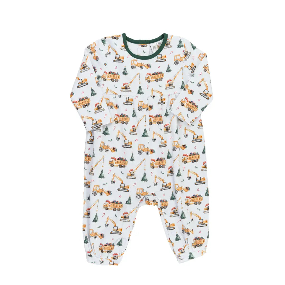 Christmas Construction Boys Parker Playsuit