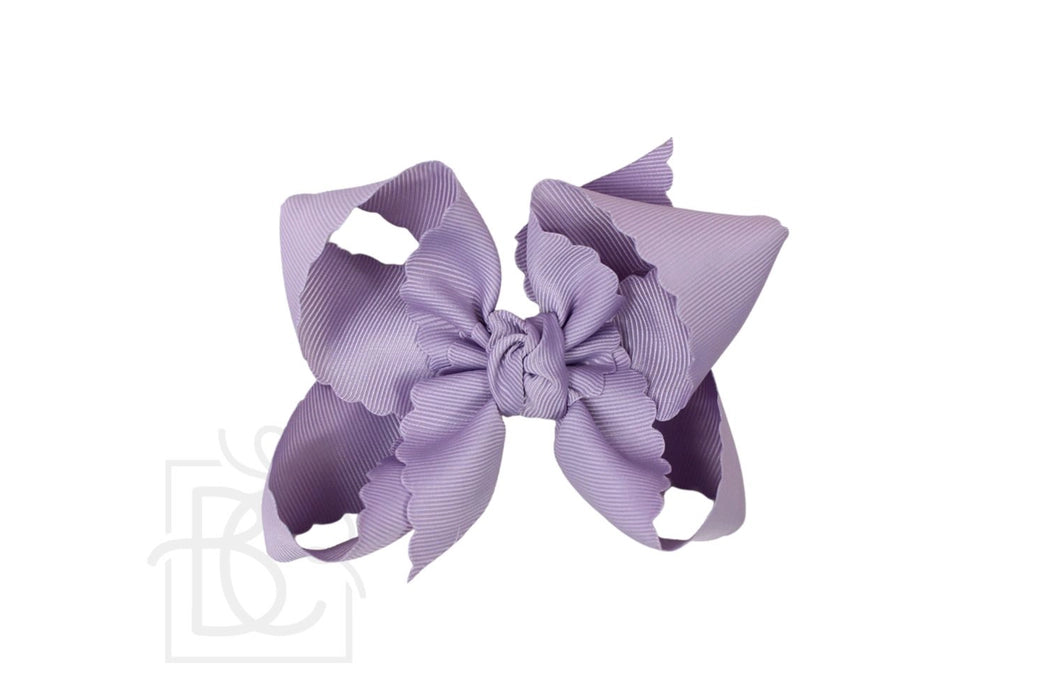 Scalloped Edge Bow with Clip | Fresco