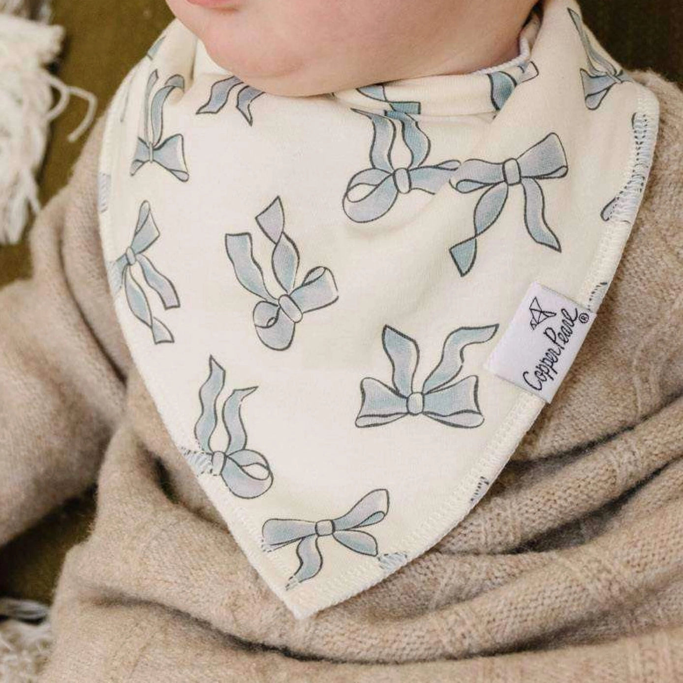 Baby Bandana Bibs - Gemma in Tan