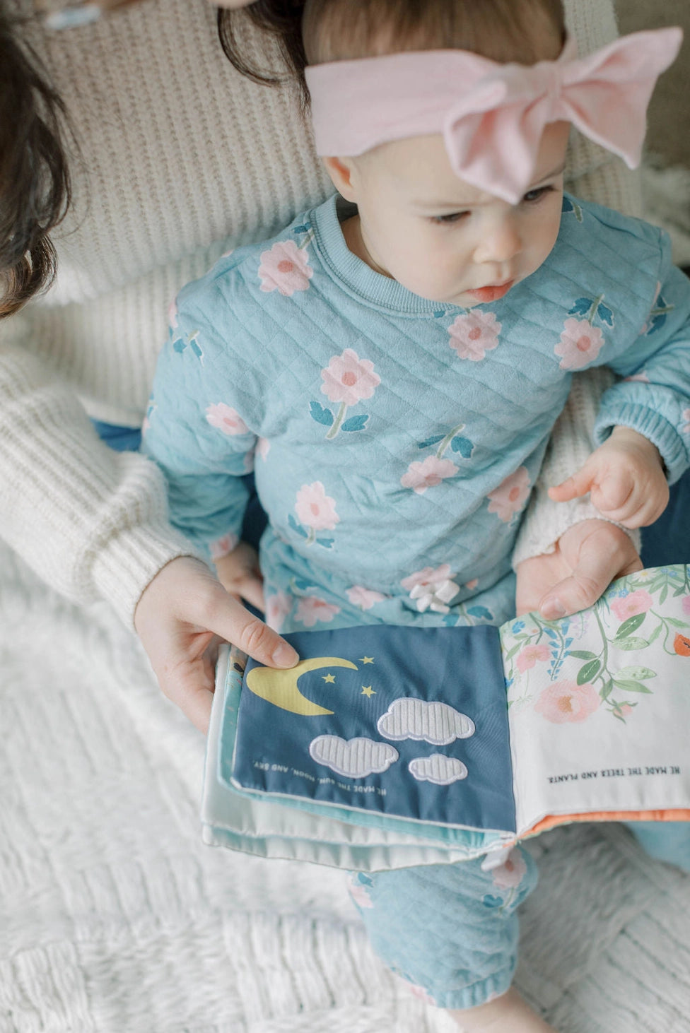 In His Image Fabric Baby Book