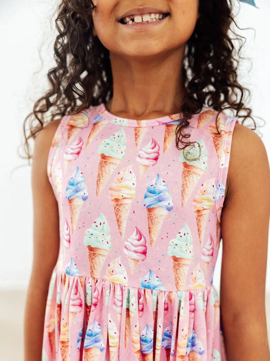Ice Cream Dreams Tank Twirl Dress