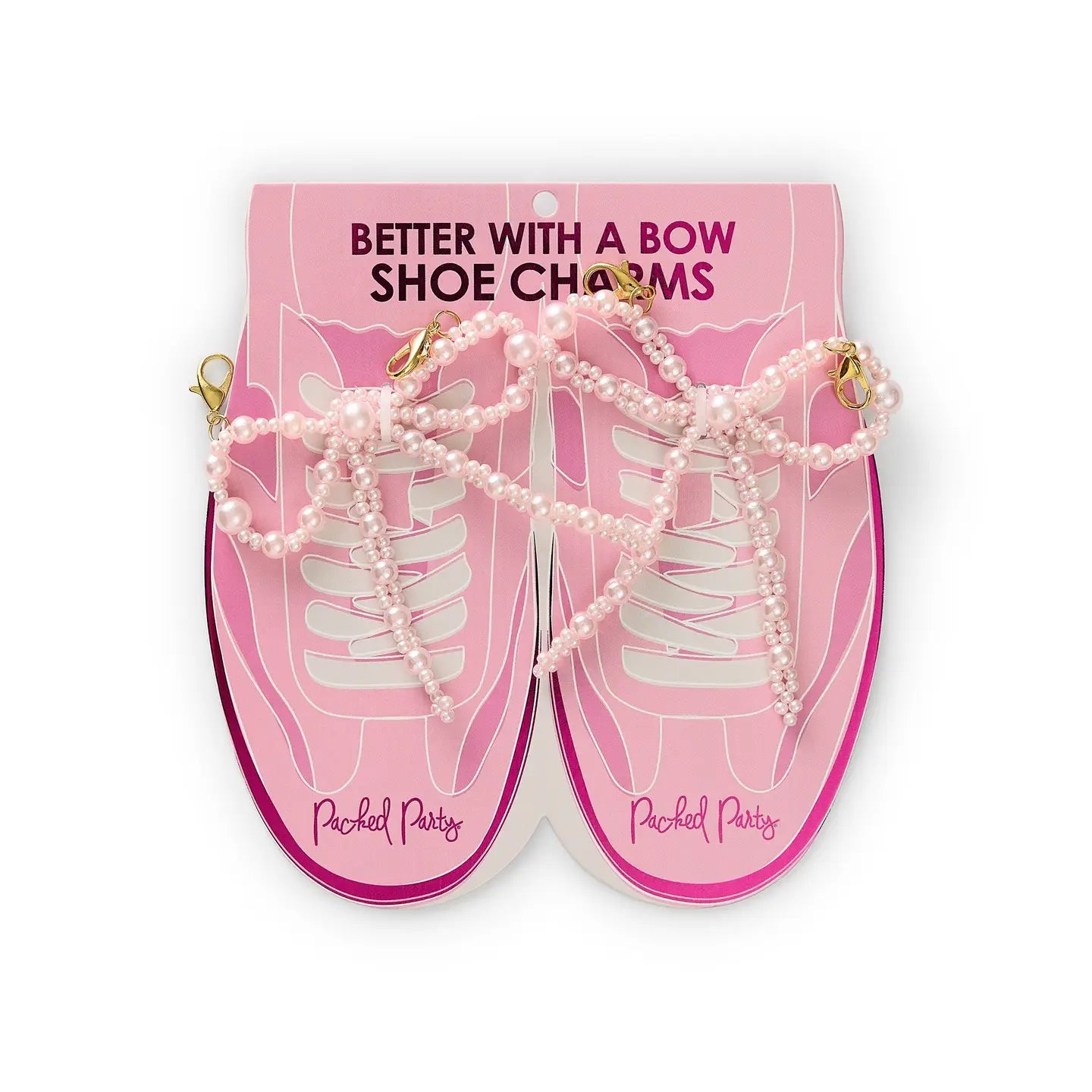 Better With A Bow Shoe Clip Set | Pink