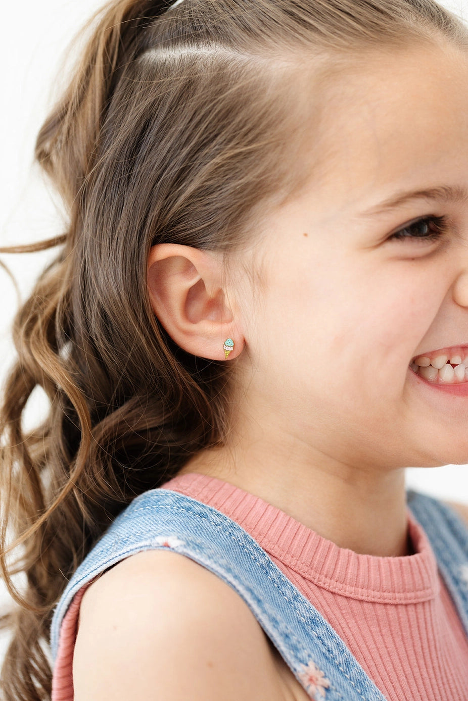 Ice Cream Stud Earrings - Hypoallergenic