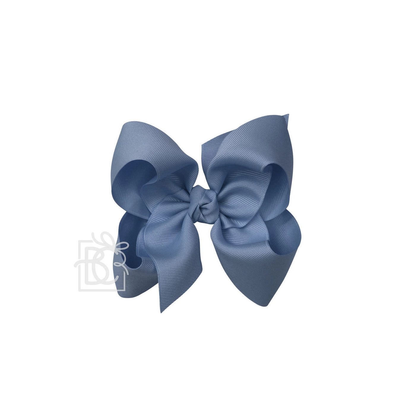 Bow with Clip | Smoke Blue