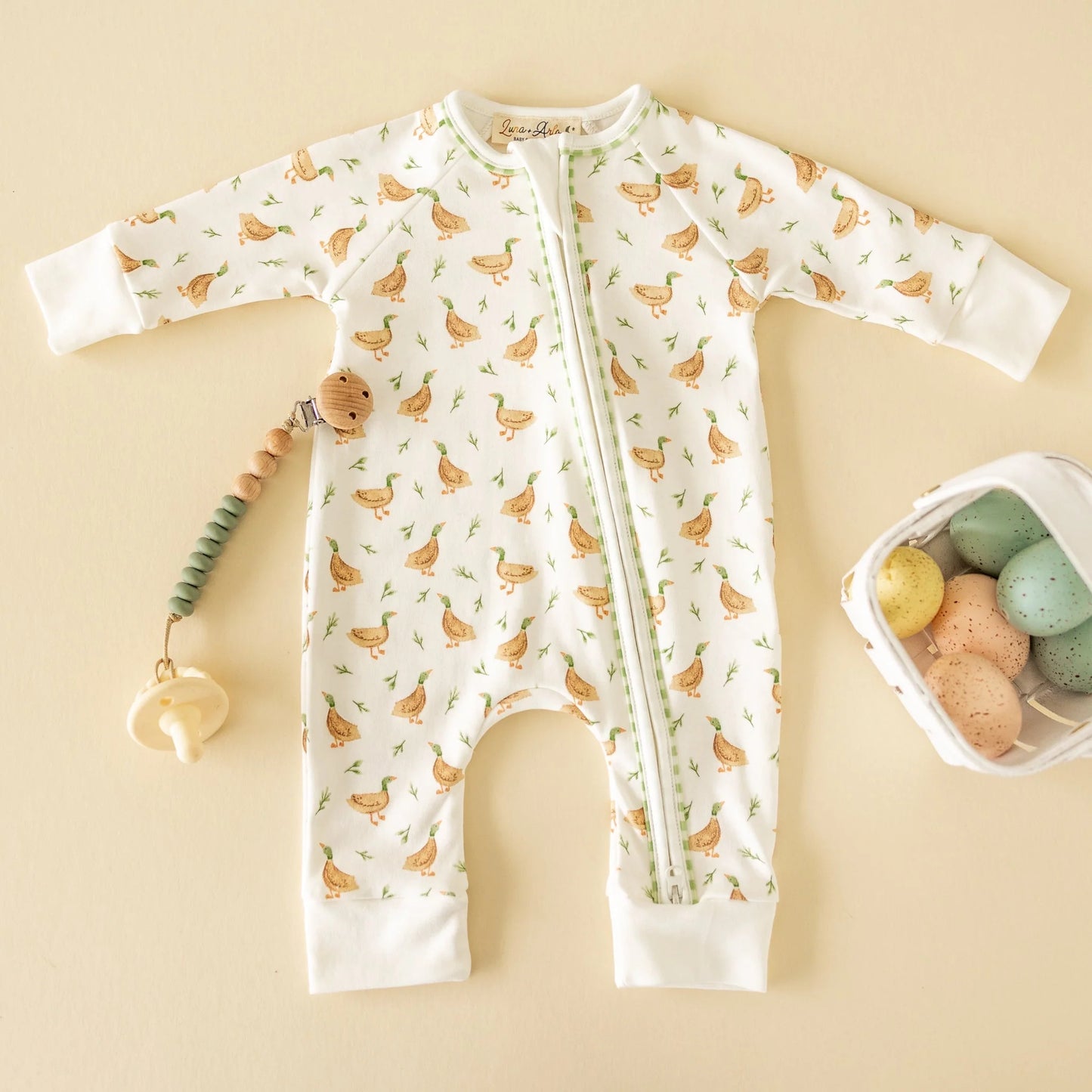 Meadowland Mallards Zip Playsuit