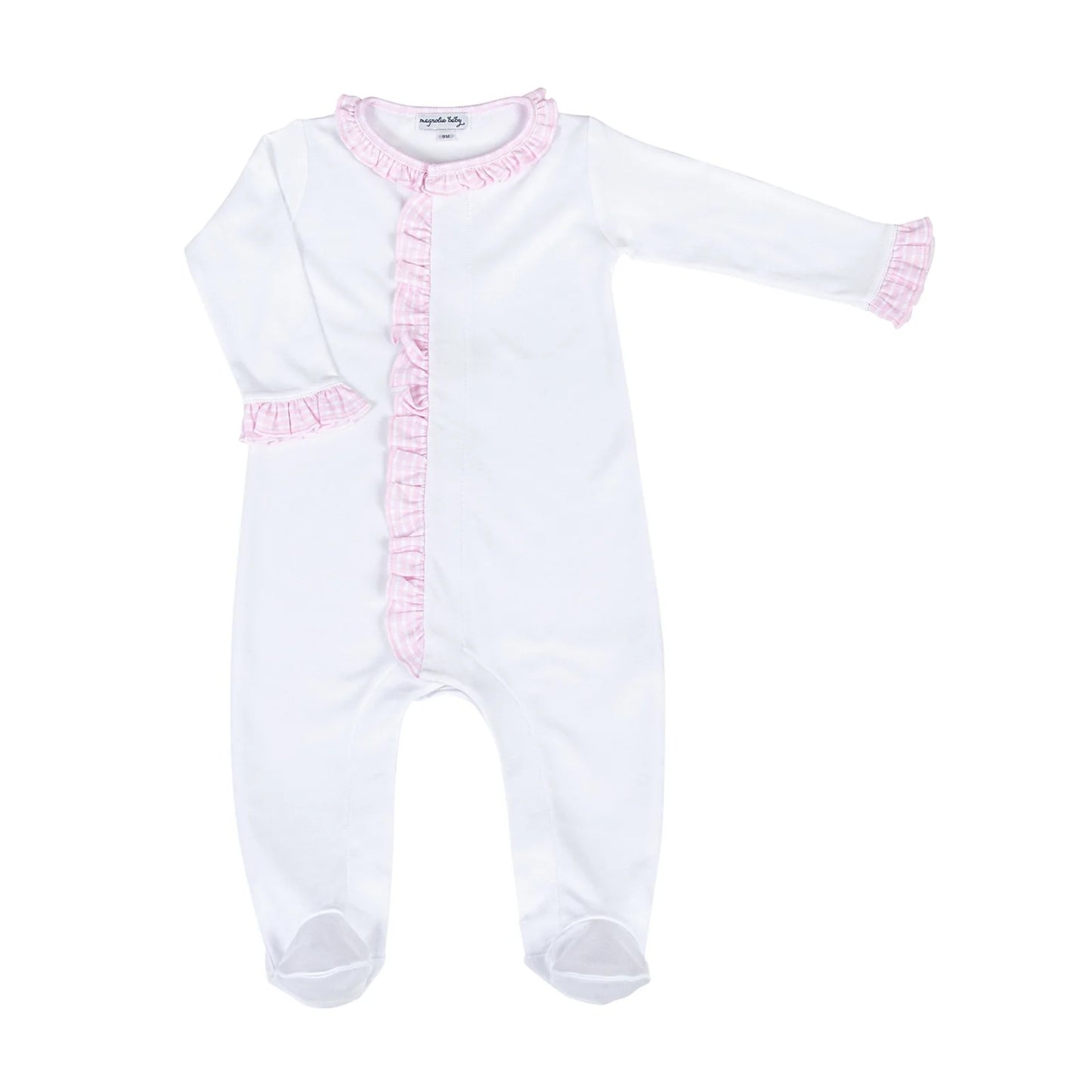 New Beginnings Ruffle Footie - Pink