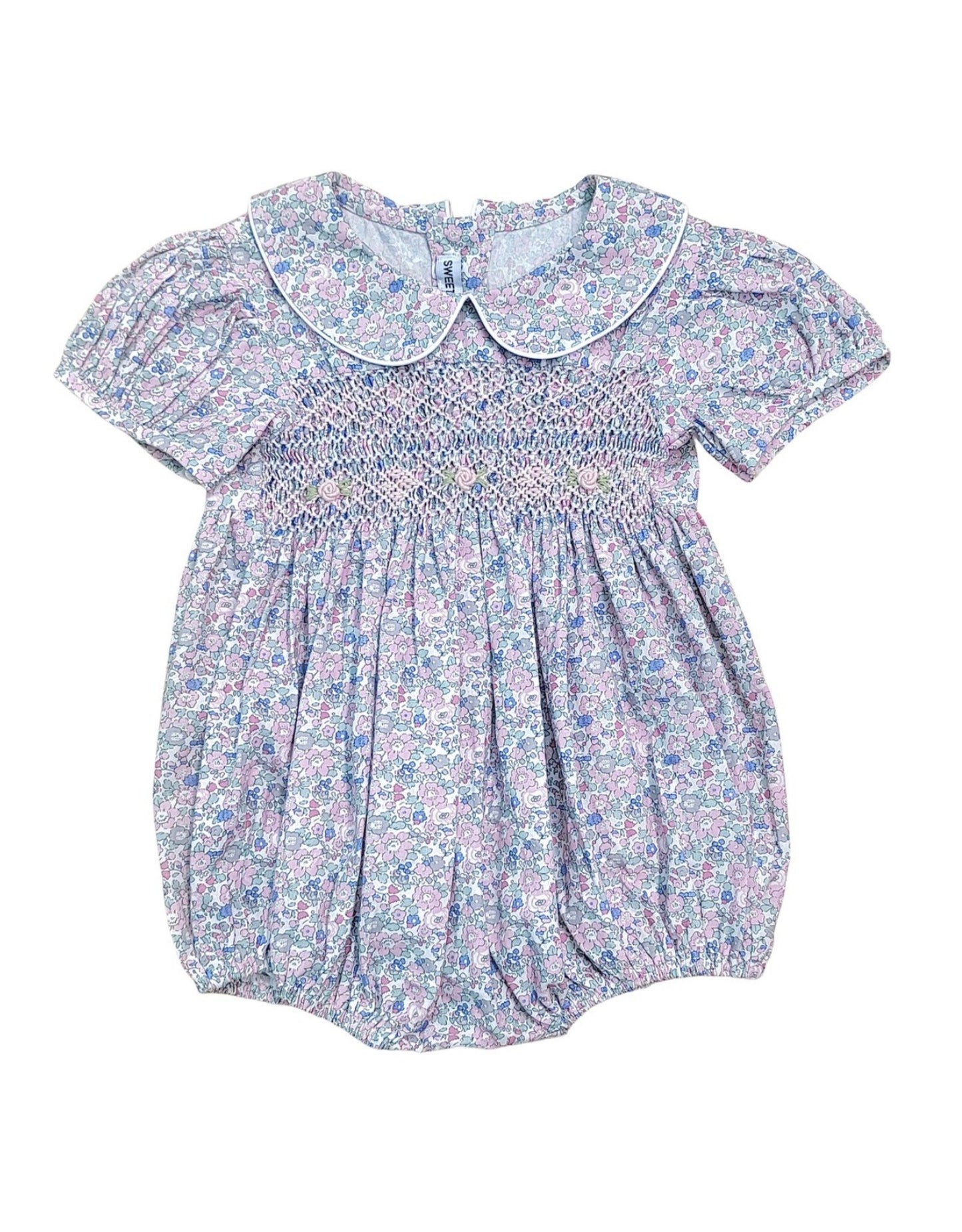 Lily Floral Print | Smocked Bubble