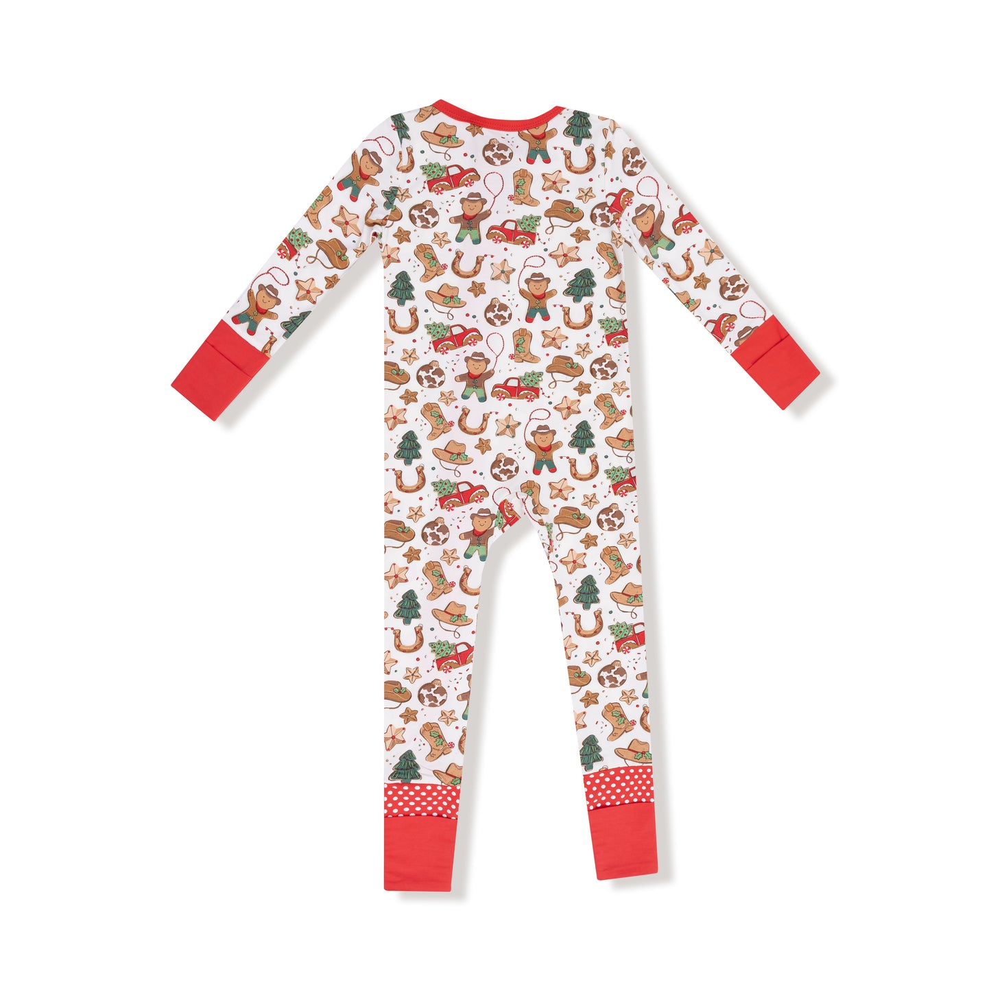 Cowboy Christmas - 2 Way Zipper Romper