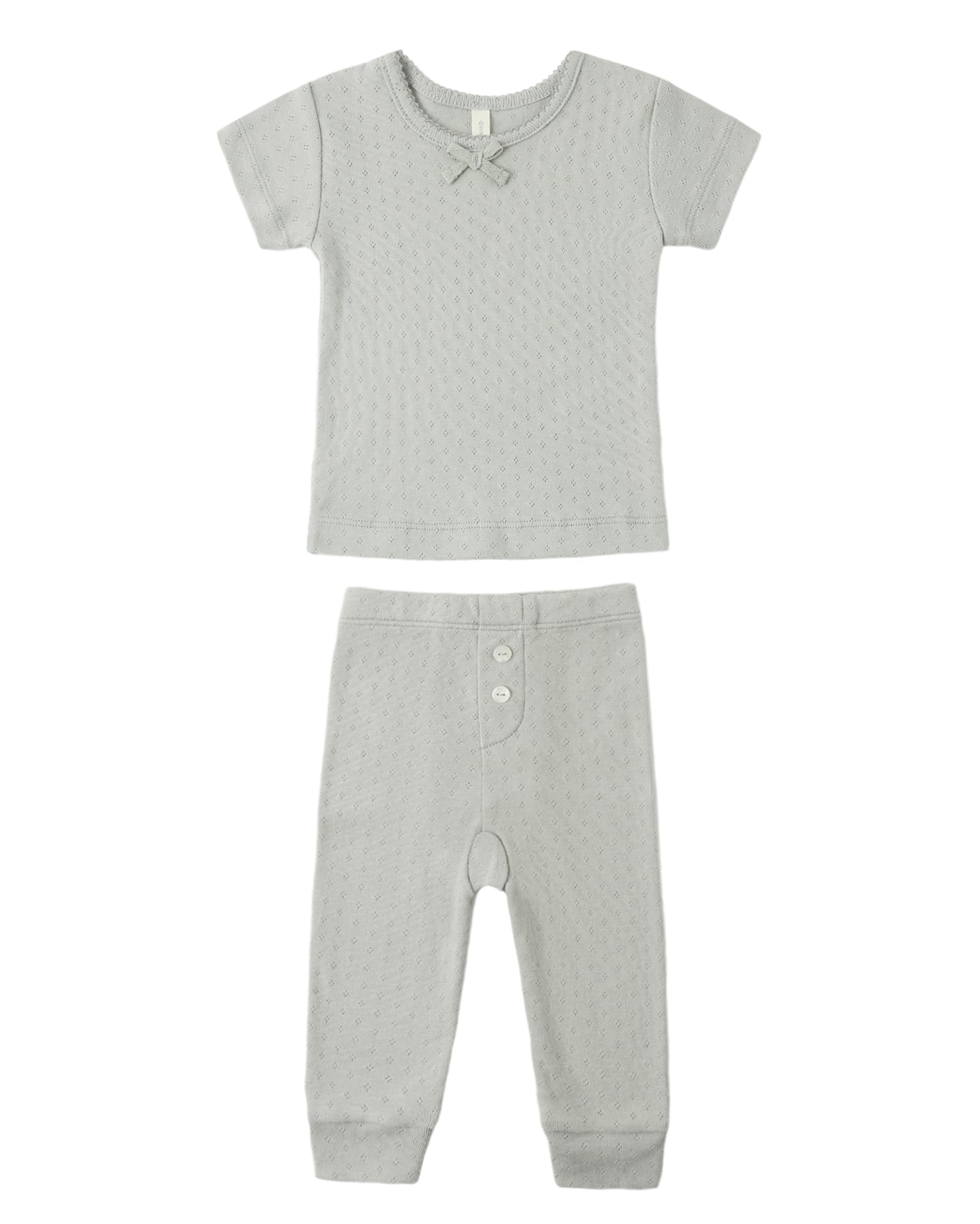 Pointelle Tee + Legging Sage