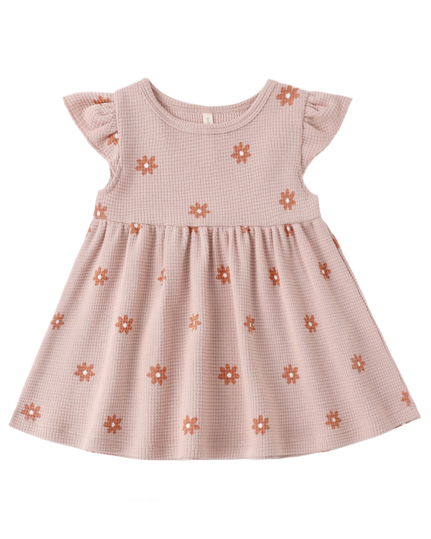 Flutter Sleeve Dress | Pink Daisy