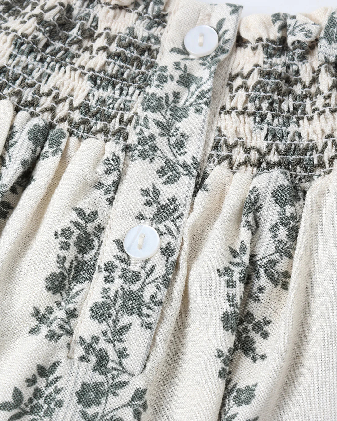 Ada Romper || Green Vines