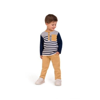 Boys Set | Blue Stripes
