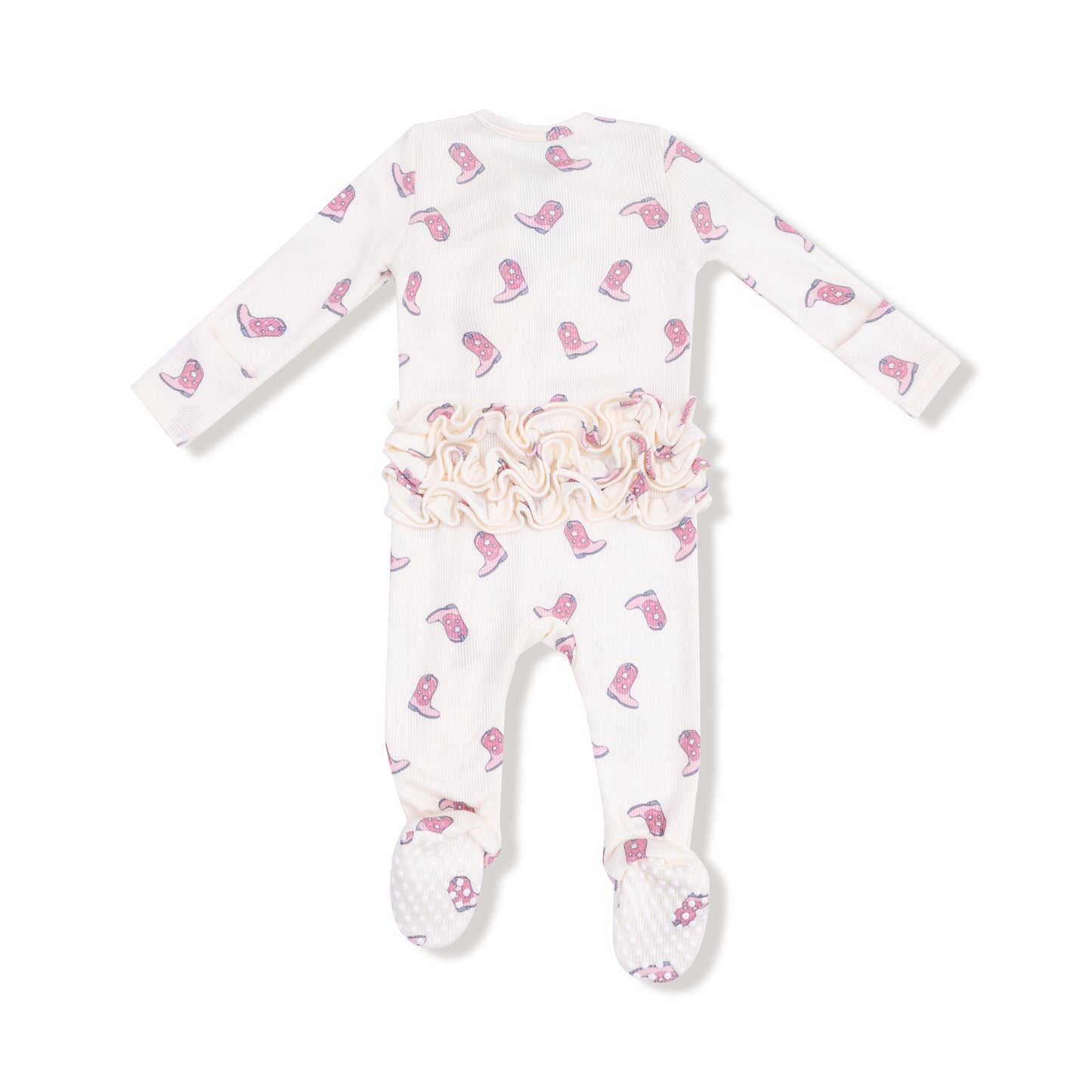 Cowgirl Boots - 2 Way Zipper Footie