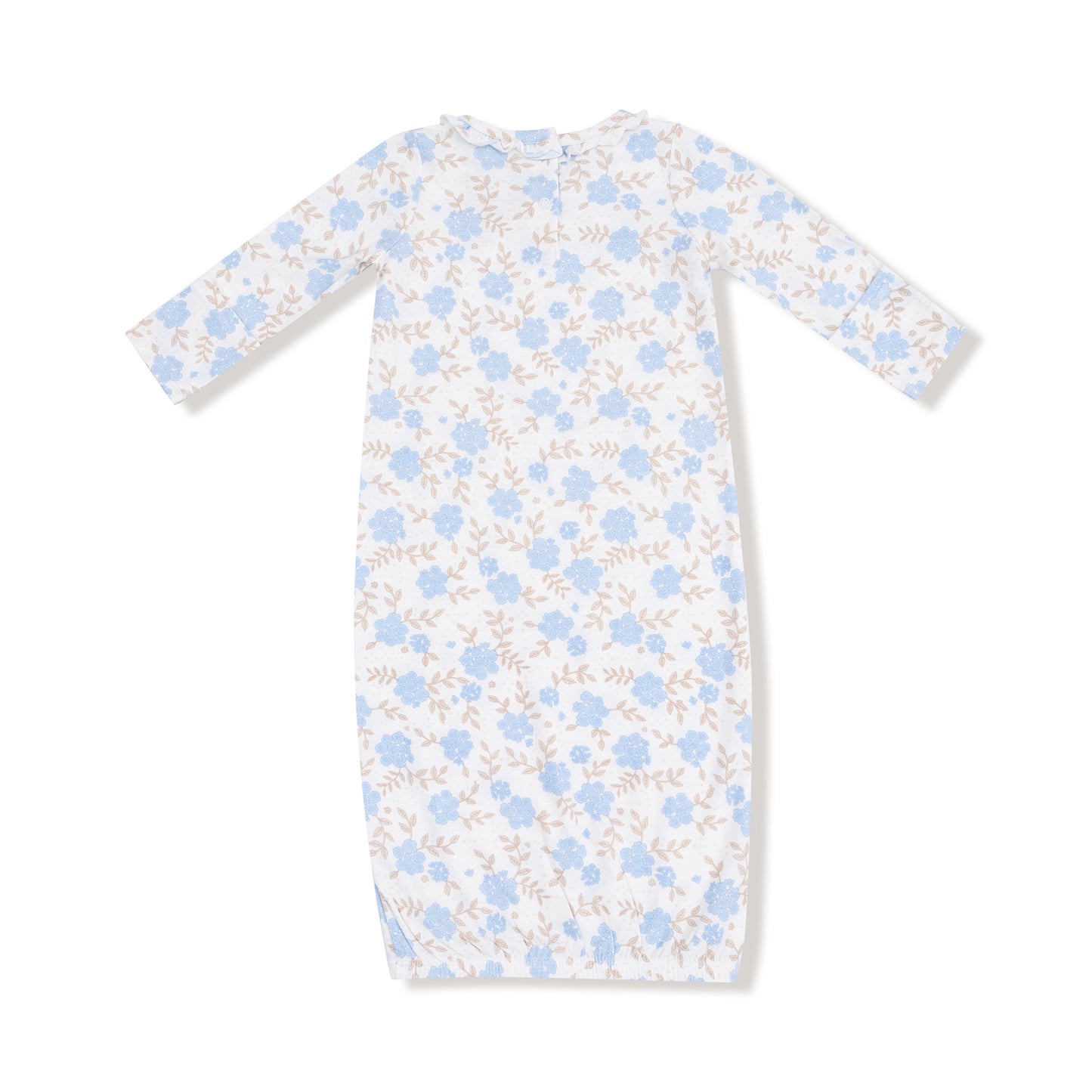 Blue Floral - Kimono Gown