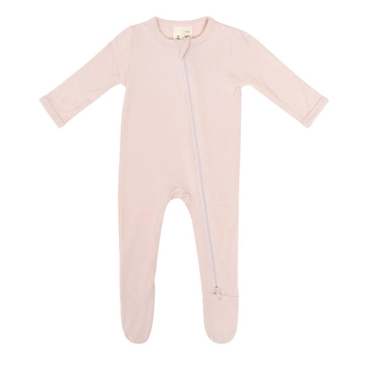 Zipper Footie | Blush