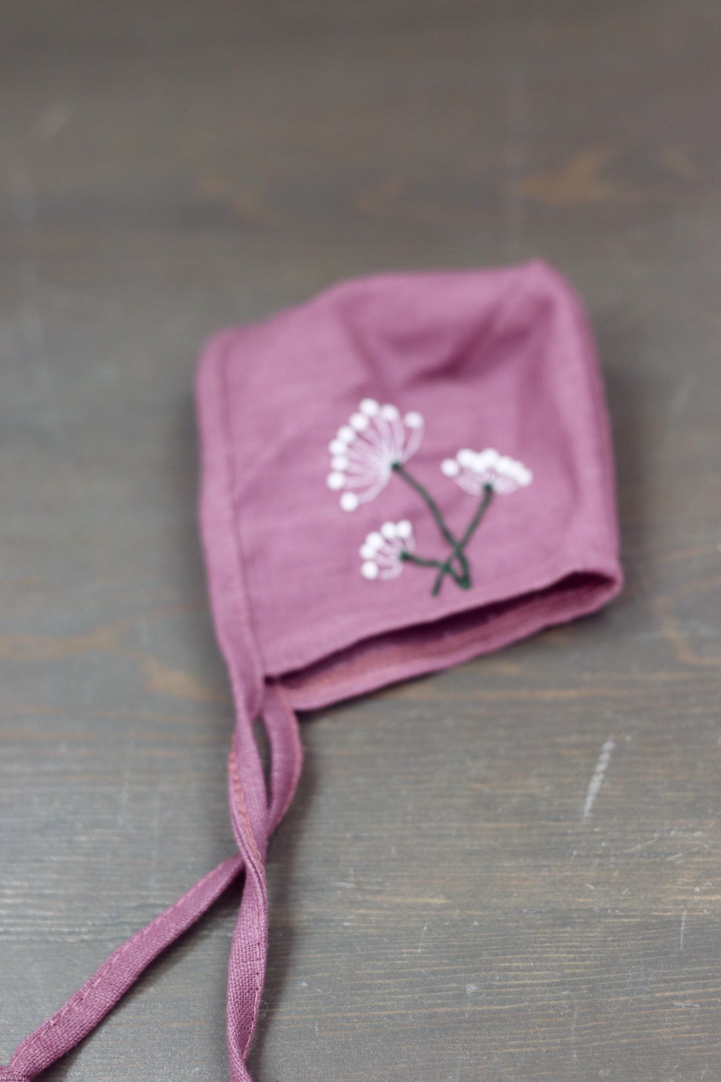 Minikane - Round crush in linen Wine cork with dandelions