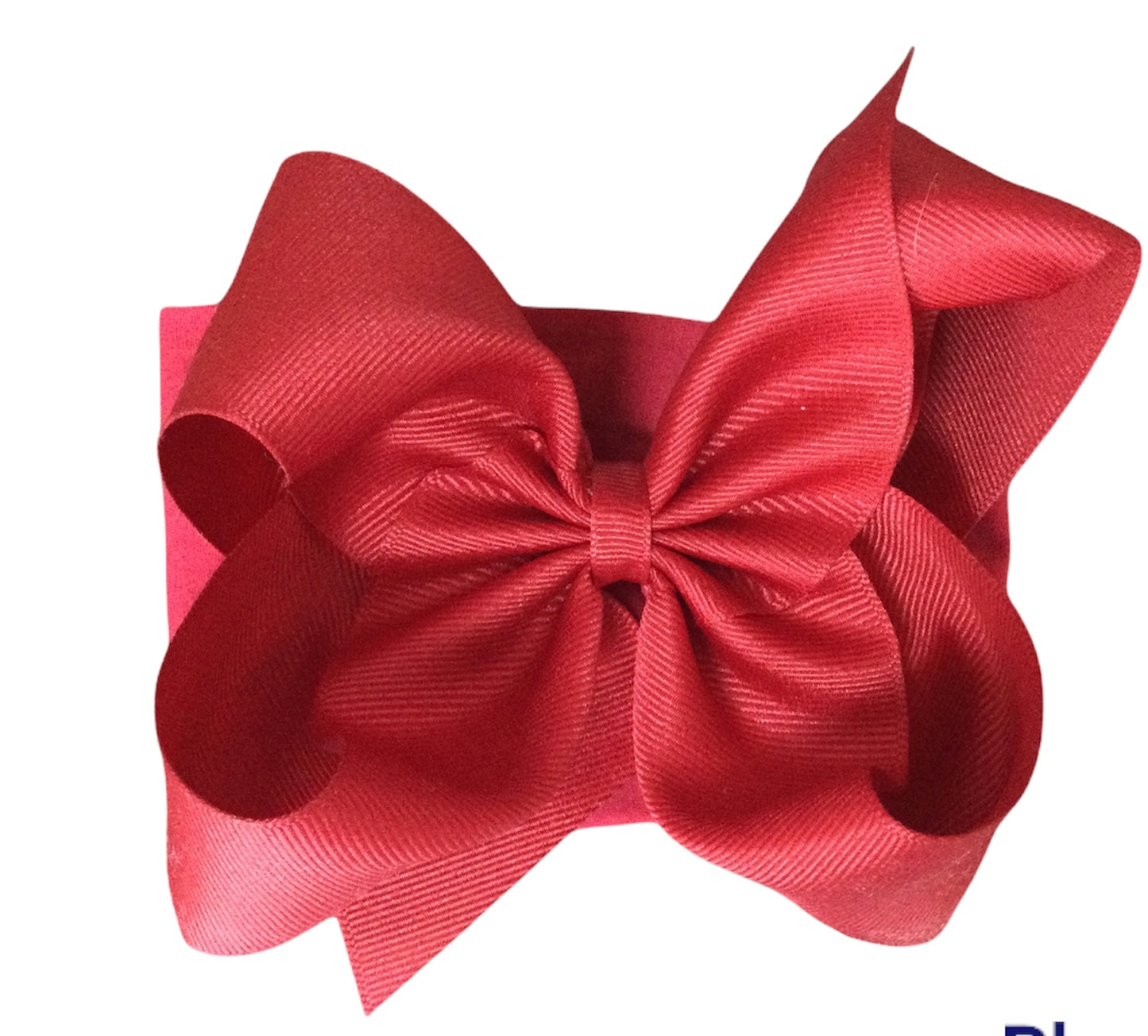 Noah Headband Bow | Cranberry