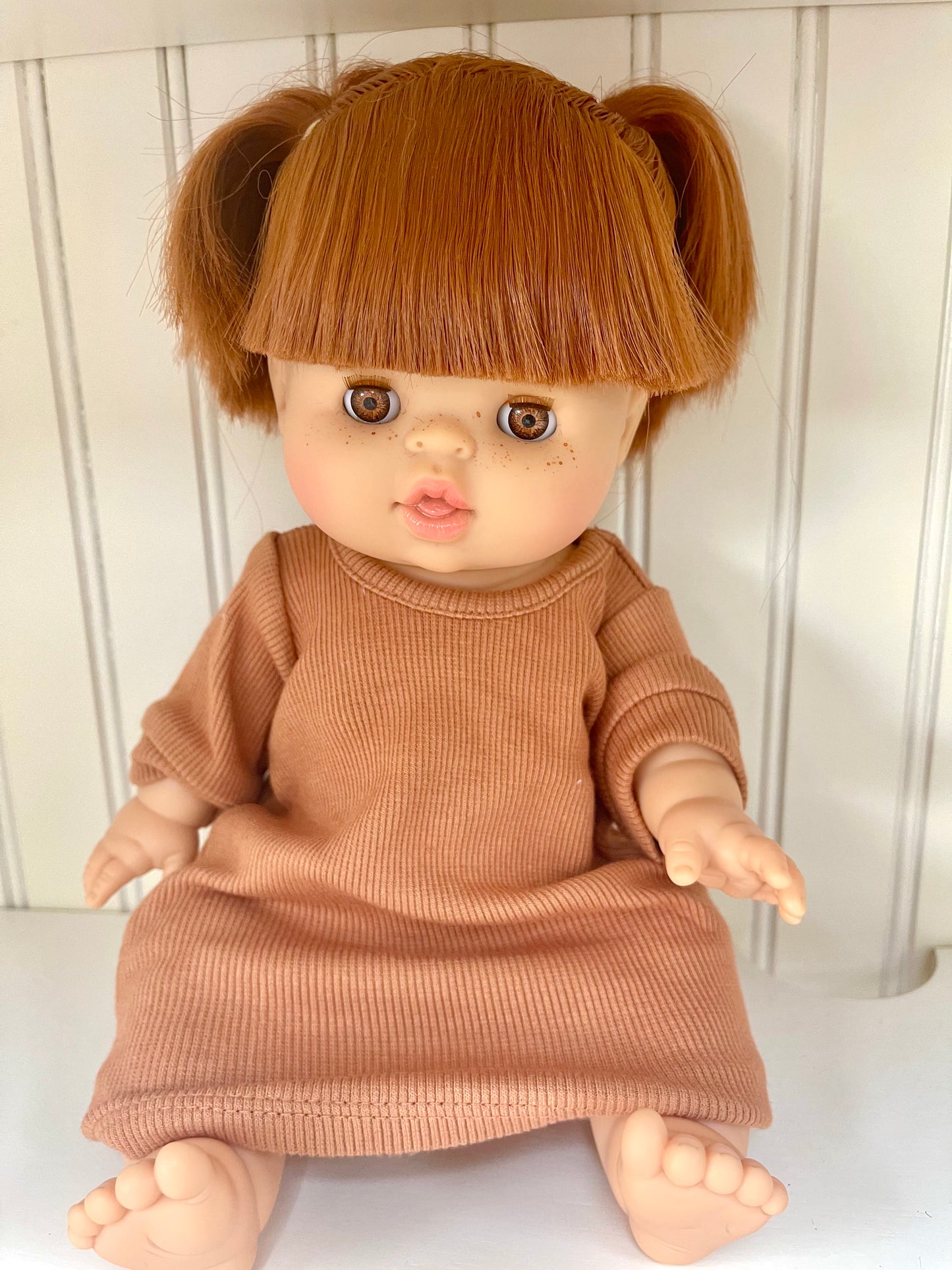 Cinnamon Ribbed Dress