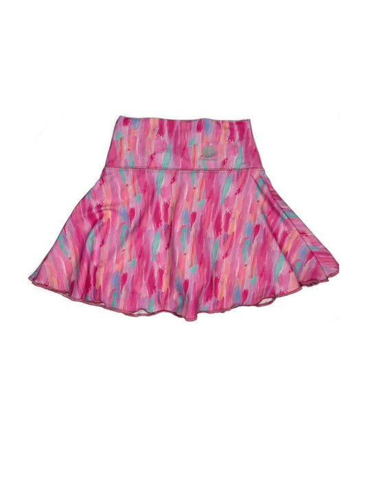 Watercolor Tie Dye Tennis Skort