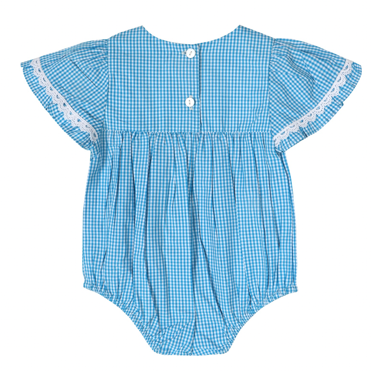 Columbia Blue Gingham Bubble